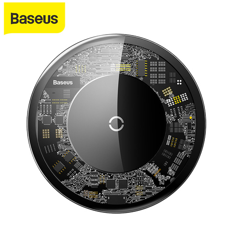 Baseus 10W Qi Wireless Charger for iPhone X/XS Max XR 8 Plus Fast Charger 3.0 Wireless Charging pad for Samsung S9 S10+ Note 9 8 ► Photo 1/6