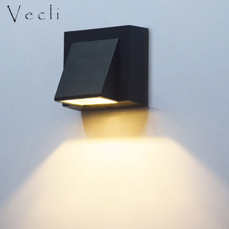 Details about   Led Waterproof Wall Light Courtyard Simple Creative Moon Shaped Wall Sconce