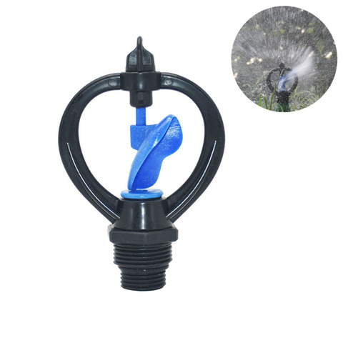 1/2 3/4 Inch farm sprinkler 360 degrees Rotary Lawn Sprinklers for Garden Gardening Water watering 1PC ► Photo 1/6
