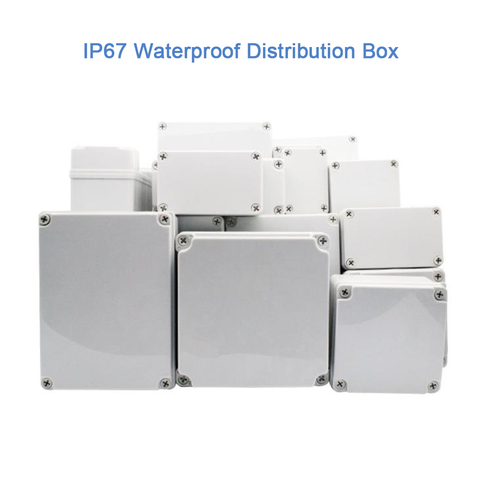 High-end Quality IP67 Waterproof DIY Electrical Junction Box ABS plastic Enclosure Case Outdoor Distribution box 250*150*100mm ► Photo 1/2
