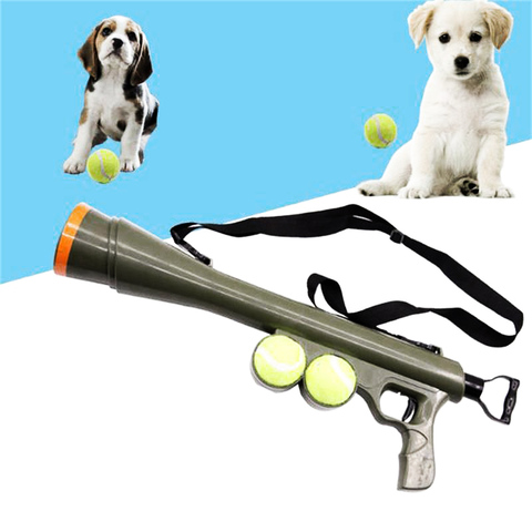 Pet toy gun training dog launcher launcher gun remote quick sight educational toy tennis launcher ► Photo 1/6