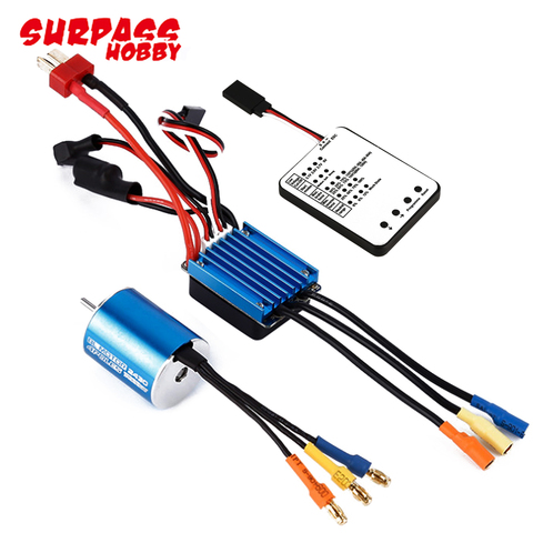 2430 5800KV/7200KV Sensorless Brushless Motor With 25A Brushless ESC And Program Card For 1/16 1/18 RC Car/Truck ► Photo 1/6