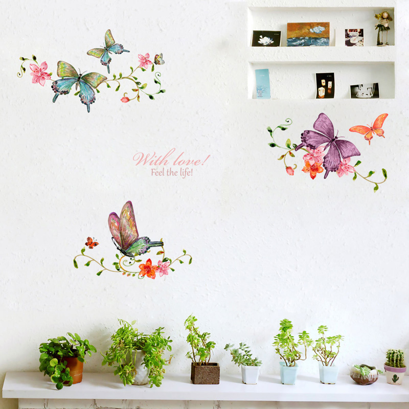 Details about   Butterfly vine-highest quality wall sticker show original title 