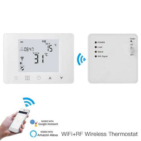 HY09RF-WIFI wireless boiler room digital thermoregulator wifi thermostat for warm floor heating weekly programmable Thermostat ► Photo 1/6