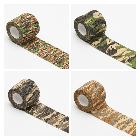 5cmx4.5m Army Camo Outdoor Hunting Shooting Blind Wrap Camouflage Stealth Tape Waterproof Wrap Durable HOT ► Photo 1/6