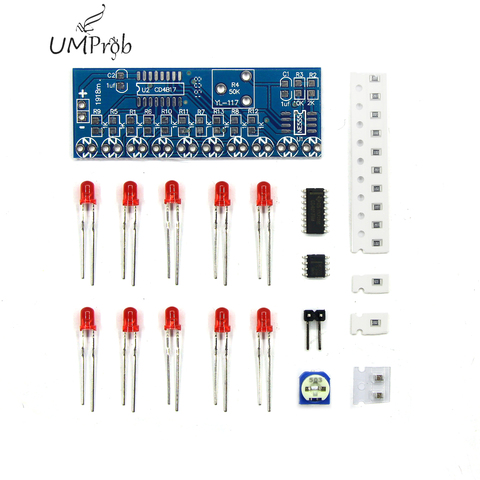 NE555+CD4017 Light Water Flowing Light LED Module for DIY Kit school education lab ► Photo 1/6