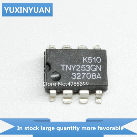 5PCS TNY253GN TNY253  TNY 253GN  Y253GN SOP8 in stock ► Photo 1/2