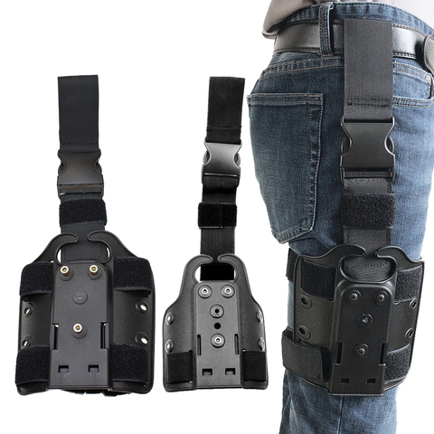 Tactical Safa Drop Leg Platform for Glock 17 19 Colt 1911 P226 USP Pistol Thigh Holster Paddle Adapter Hunting Gun Accessories ► Photo 1/1