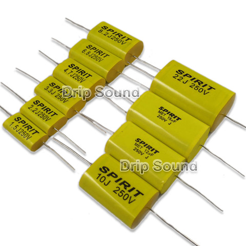 2pcs 1.0uF-12uF 250V Tweeter Speaker Frequency Divider Crossover Non-Polarity Capacitor ► Photo 1/6