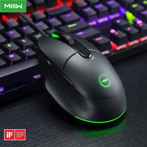 Original MIIIW 700G RGB Colorful light effect 1000HZ Speed Wired Gaming Mouse 6 Buttons 7200DPI Ergonomic Gamer PC Mouse ► Photo 1/6