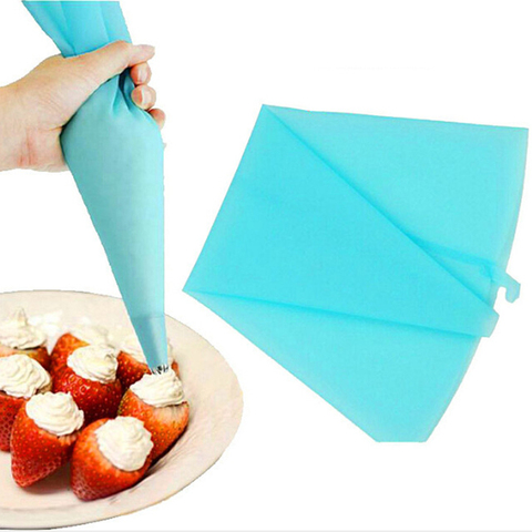 8PCS/set Silicone Icing Piping Cream Pastry Bag + 6 Stainless Steel Cake Nozzle DIY Cake Decorating Tips Fondant Pastry Tools ► Photo 1/6