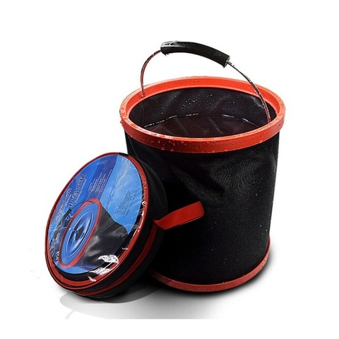 New Portable Large-Capacity Outdoor Camping Fishing Folding Water Bucket Car Storage Container Portable Fishing Tools  MJ707 ► Photo 1/5