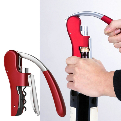 Professional Zinc Alloy Power Wine Opener Bottle Corkscrew Opener Built-in Foil Cutter Premium Rabbit Lever Corkscrew for Wine ► Photo 1/6