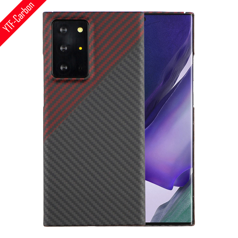 YTF-carbon Real Pure Carbon Fiber Cover For SAMSUNG Note 20 Ultra Case Aramid Fiber Ultra Thin Anti-fall Business Phone Cover ► Photo 1/6