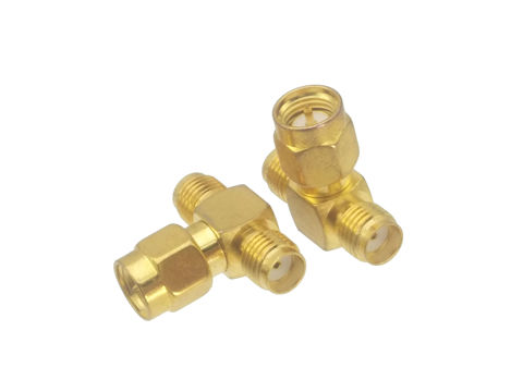 Adapter SMA male plug to 2x SMA female jack T Splitter RF COAXIAL Connector ► Photo 1/5