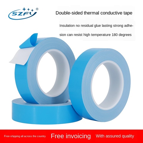 1Roll 3/5/8/10/12/15/18/20mm High-adhesive Double Sided Tape Chip Heat Thermal Conductive Adhesive Tape For LED CPU GPU Heatsink ► Photo 1/4