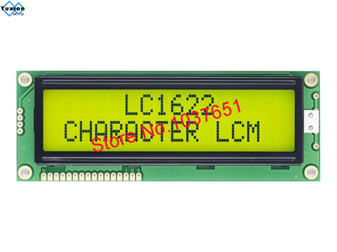 1602 big large lcd display  blue green 5v LC1622 good quality instead HD44780 WH1602L1 PC1602-L LMB162GBY AC162E 1pcs free ship ► Photo 1/5