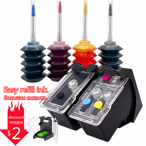 GraceMate Cartridge for Canon PG 510 CL 511 PG510 CL511 Refill Ink for Pixma MP250 IP2700 MP480 MP490 MP230 MP280 Printer ► Photo 1/6