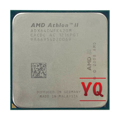 AMD Athlon II X4 640 3.0 GHz Quad-Core CPU Processor ADX640WFK42GM Socket AM3 ► Photo 1/2