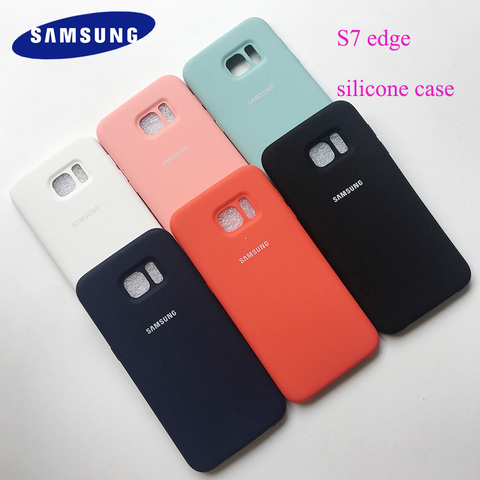 Brood De gasten Regeren Original samsung galaxy s7 edge s7edge case liquid silicone case silky  soft-touch finish protective back cover Anti-knock & logo - Price history &  Review | AliExpress Seller - Laney Online Store 