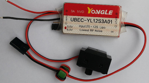 1PC 3A UBEC Fully Shielded Anti-jamming Ultra Battery Elimination Circuit 5V 6V 12V Switchable 2-12S Lipo Parts for RC Model ESC ► Photo 1/4