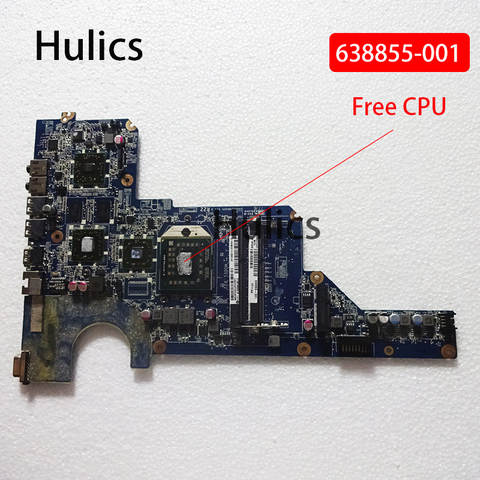 Hulics Original  For HP G4 G6 G7 Laptop Motherboard 638855 638855-001 DA0R22MB6D0 main board ► Photo 1/4