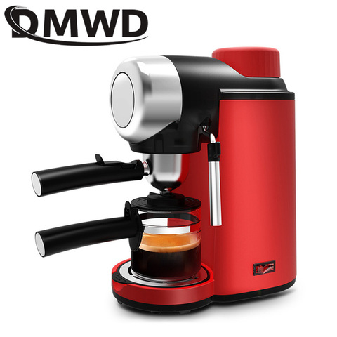 DMWD Italian Espresso Coffee Maker 240ML 5Bar Pressure Semi-Automatic Personal Coffee Machine with Cappuccino Milk Foamer EU ► Photo 1/6