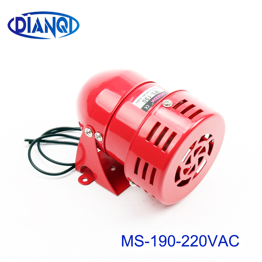 Price History Review On Ac 2v 110db Red Mini Metal Motor Siren Industrial Alarm Sound Electrical Guard Against Theft Ms 190 Aliexpress Seller Su Per Man Store Alitools Io