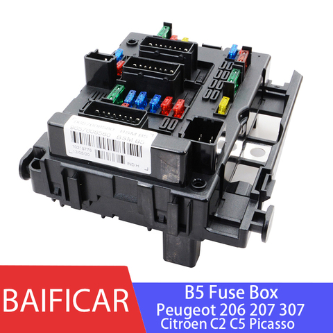 Baificar Brand New B5 B3 B4 BSM Control Module Fuse Box 9657608580 For Citroen C2 Peugeot 206 307 807 Partner Lancia Phedra Fiat ► Photo 1/6