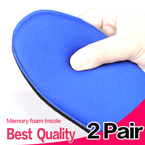 2 pair Slow rebound memory foam insole for men and women sports ventilation shock absorption odor absorption sweat absorption ► Photo 1/6