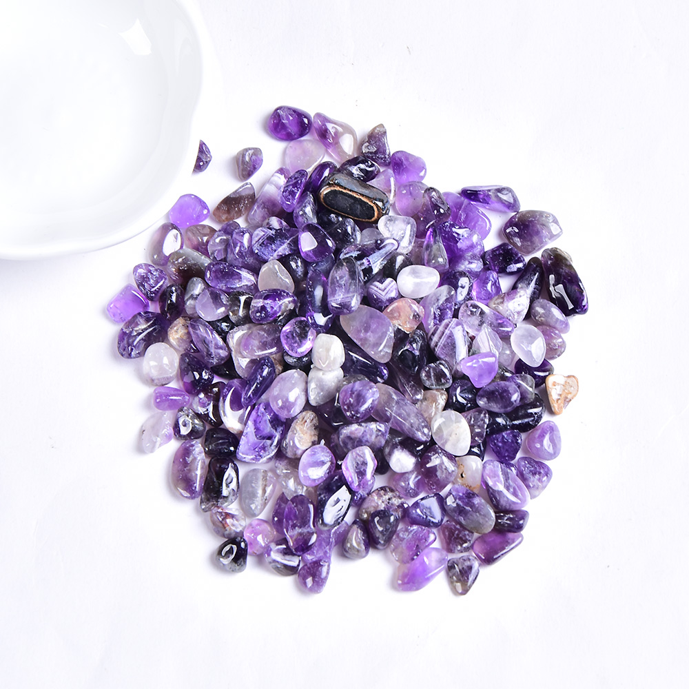 50g/100g Natural Irregular Purple Amethyst Quartz Crystal Gravel Stone Specimen 