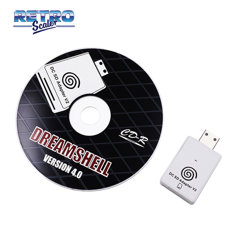 RetroScaler The New Second-generation SD Card Reader Adapter + CD with DreamShell_Boot_Loader for DC Dreamcast Game Console ► Photo 1/6