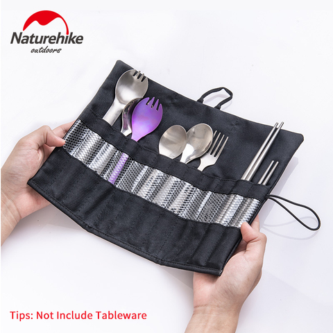 Naturehike Tableware Storage Bag 60D Oxford Cloth 70g Tableware Chopsticks Knife and Fork Spoon Bag Portable Storage Bag ► Photo 1/6