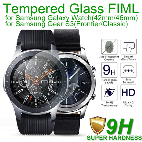 Laofurta New Tempered Glass Screen Protector For Samsung Galaxy Watch 46mm 42mm 9h Protective Glass Film fit for Samsung Gear S3 ► Photo 1/6