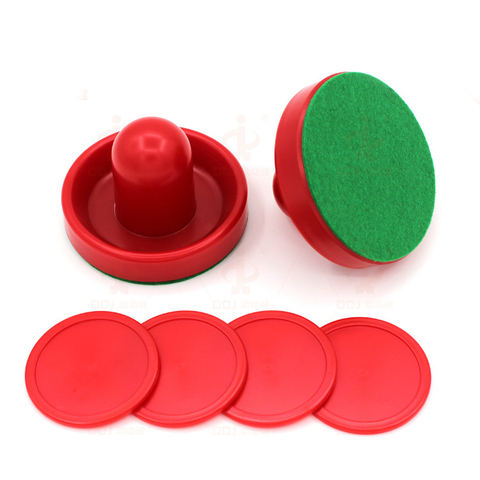 1 set ABS Air Hockey Accessories Batting Tool With Pucks Pusher Mallet Adult Table Games Entertaining Toys 96mm 76mm 60mm ► Photo 1/6