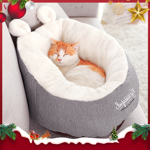 HOOPET Pet Cat Dog Bed Warming Dog House Soft Material Sleeping Bag Pet Cushion Puppy Kennel ► Photo 1/6