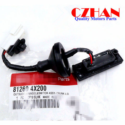 Door Handle Trunk lock Release Switch for KIA RIO 2011-2016 Trunk Switch Tailgate Button 81260-4X200 812604X200 ► Photo 1/6