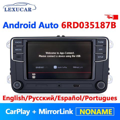 RCD330 Plus RCD330G Android Auto Carplay Noname 6RD 035 187B MIB Car Radio For VW Golf 5 6 Jetta MK5 MK6 CC Tiguan Passat Polo ► Photo 1/6