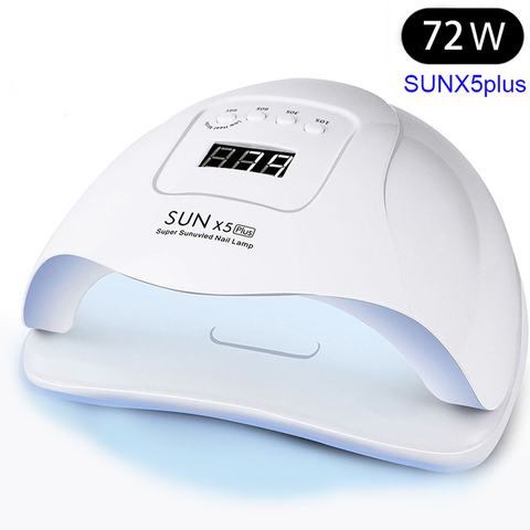 72W UV LED Nail Lamp with 36 Pcs Leds For Manicure Gel Nail Dryer Drying Nail Polish Lamp 30s/60s/90s Auto Sensor Manicure Tools ► Photo 1/6