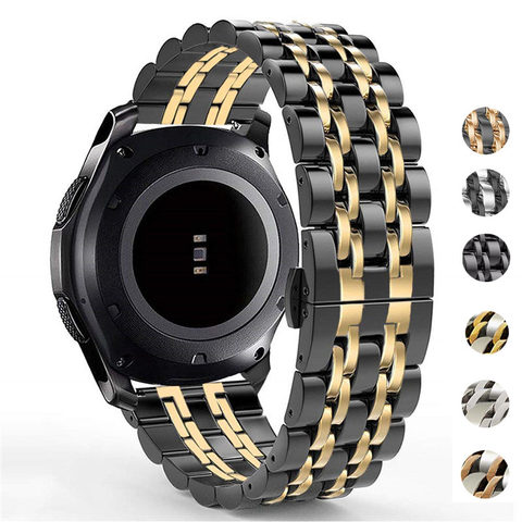 For Samsung Galaxy Watch 3 41 45mm 46mm 42mm for Gear S3 22mm 20mm Amazift Solid Metal Stainless Steel Strap Wristband Bracelet ► Photo 1/6