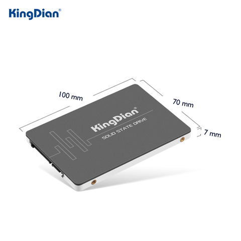 KingDian SSD 2.5'' SATA3 Hdd SSD 120gb 240gb 480gb 128gb 256gb 512gb Internal Solid State Drive Disk For Laptop Desktop ► Photo 1/6