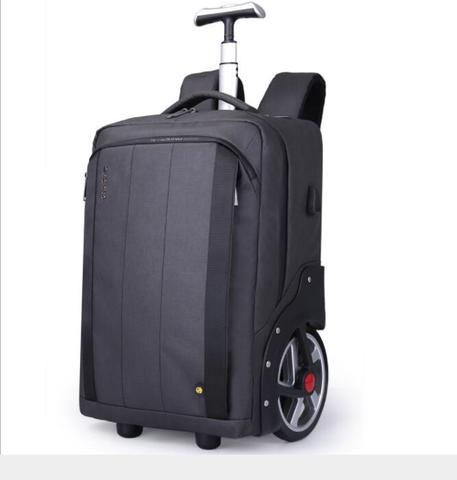 Men Travel trolley bag Rolling Luggage backpack bags on wheels wheeled backpack for Business Cabin carry on luggage bag wheels ► Photo 1/5
