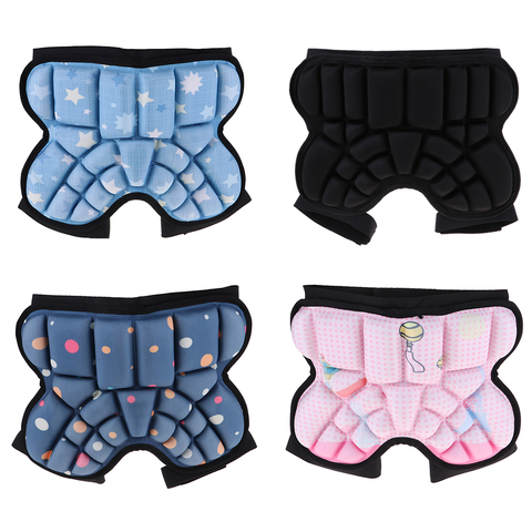 Kids EVA Paded Short Pants 3D Protection Hip Butt Protective Gear Adjustable Strap Waist Guard Impact Pad for Ski Ice Skating ► Photo 1/6