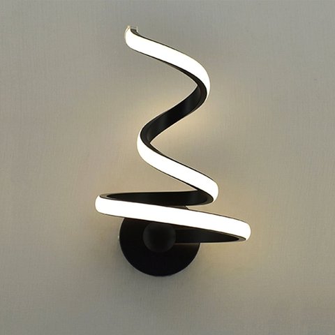 Wall Light Lamps Applique Murale Luminaire Design Led Mural Luz Pared Black Decorative Lamp Bedroom Nordic Lamparas Home ► Photo 1/1