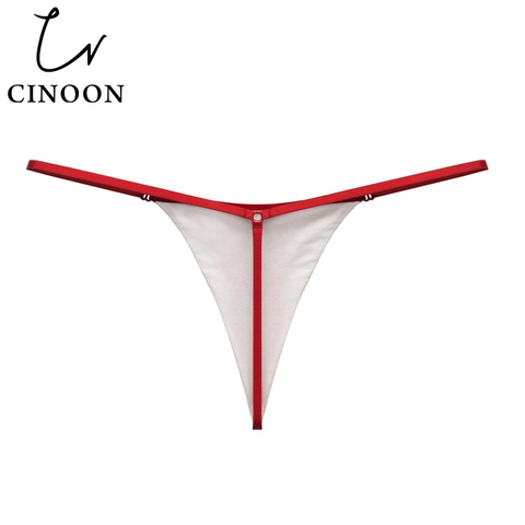 1PC Hot Women's Panties Sexy Lingerie Open Crotch Panties Underwear Lady's  Crotchless Thongs G-String With Bow Transparent Briefs