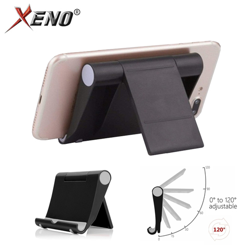 Mobile Phone Desk Stand 7 Colors Adjustable Phone Holder Tripod Foldable Universal Non-slip Plastic Phone Table Holder Stand ► Photo 1/6