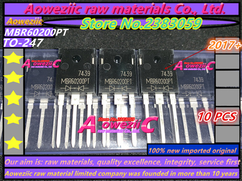 Aoweziic 2017+ 100% new imported original MBR60150PT 60A 150V MBR60200PT 60A 200V TO-247 Schottky Diode ► Photo 1/4