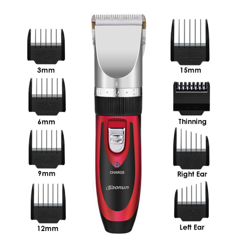 Professional Clipper Hair Trimmer For Men Electric Cutter Hair Cutting Machine Haircut For Barber Ceramic Blade Nozzles 1mm-12mm ► Photo 1/3