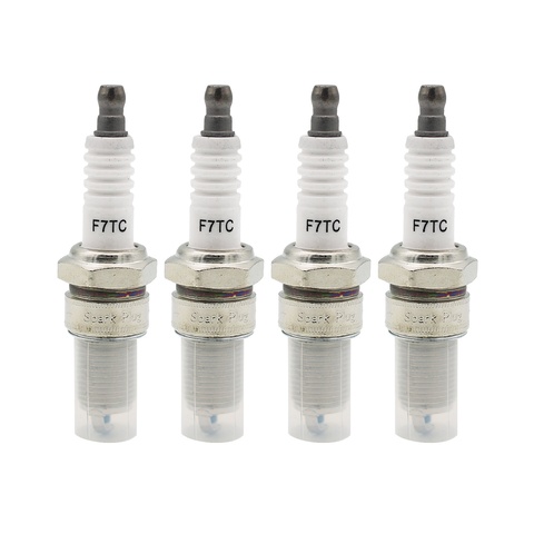 4 pcs spark plug F7TC for engine GX120 GX160 GX200 GX240 GX270 GX340 GX390 ► Photo 1/5