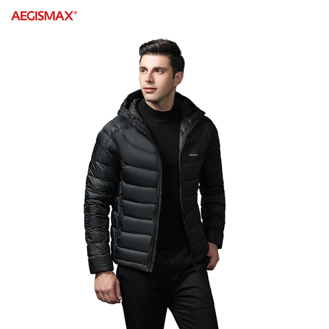 AEGISMAX Men Ultra-Light 95% White Goose Down 800FP Down Outdoor Camping Keep Warm Down Jacket ► Photo 1/6